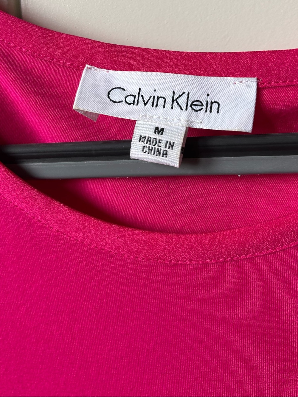 Calvin Klein Bright Fuchsia Short Sleeve Crew Tee